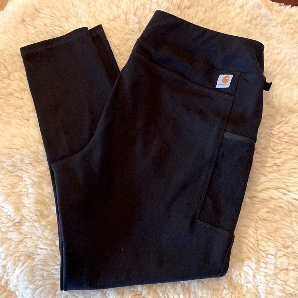 Carhartt Fitted Force Women’s work leggings, XL, EUC Black